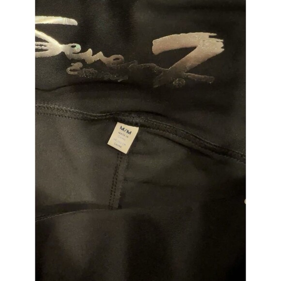 Seven 7 Leggings Womens M Black Faux Leather Pull On High Rise Sculpted New - Picture 5 of 8